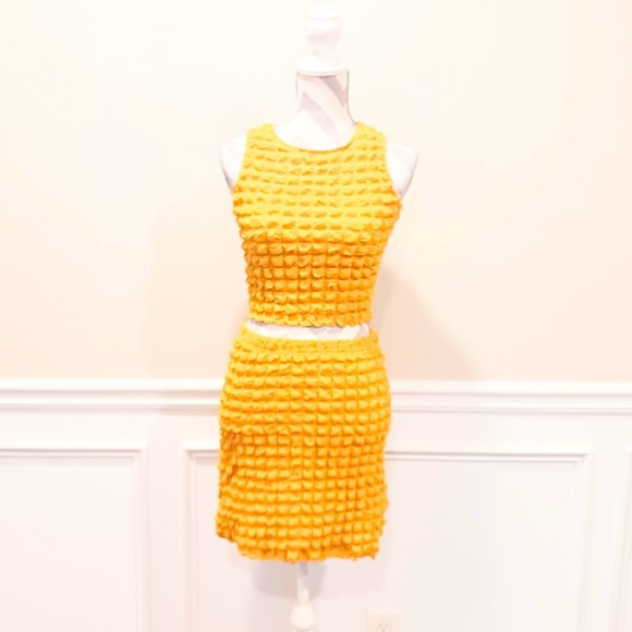 micas Skirts Micas Tops Blousesmicas Popcorn Mini Skirt Set Poshmark